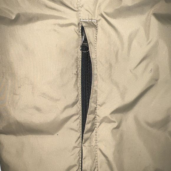 Eddie Bauer Down Puffer Vest Adult Extra Large Red Gray Reversible Goose Mens XL - Picture 11 of 16